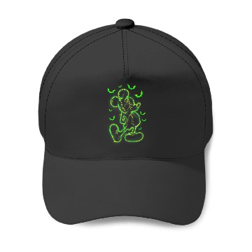 Discover Disney Mickey Mouse Green Lighting Halloween Baseball Caps