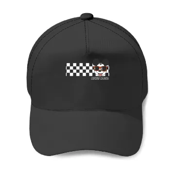 Discover Disney Mickey And Friends Mickey Mouse Checkerboard Stripe Baseball Caps