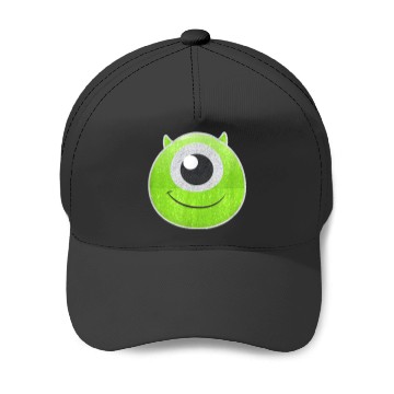 Discover Disneyss Pixars Monsters University Mike Wazowski Big Faces Logo Baseball Caps