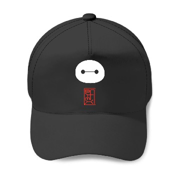 Discover Disney Big Hero 6 Baymax Face Kanji Baseball Caps