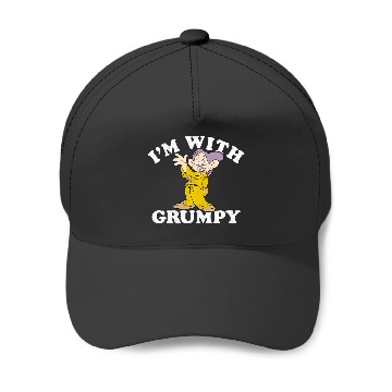 Discover Disney Snow White The Seven Dwarfs Dopey I'M With Grumpy Baseball Caps