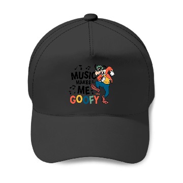 Discover Disney Music Makes Me Goofy Baseball Caps
