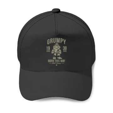 Discover Disney Snow White Grumpy Born This Way 1938 Baseball Caps