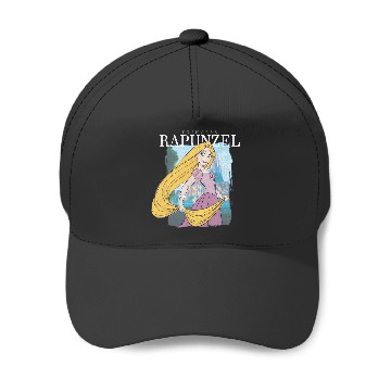 Discover Disney Tangled Princess Rapunzel Distressed Portrait Baseball Caps