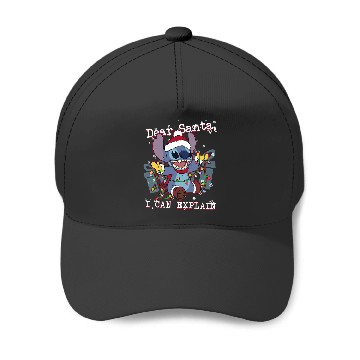 Discover Disney Lilo & Stitch Christmas Dear Santa, I Can Explain Baseball Caps