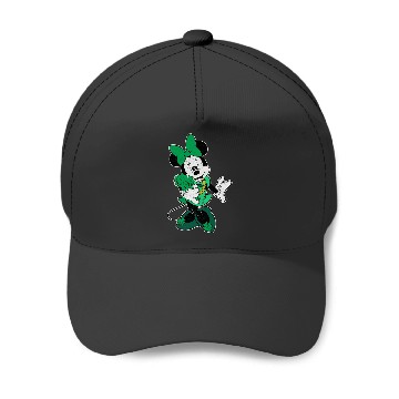 Discover Disney Retro Shamrock Minnie Mouse St. Patrick's Day Baseball Caps