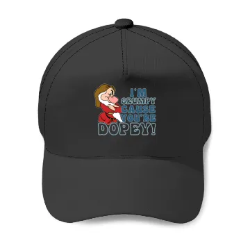 Discover Disney I'm Grumpy Because You're Dopey Baseball Caps, Snow White Grumpy Baseball Caps