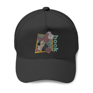 Discover Disney Peter Pan Retro Captain Hook Smirking Premium Baseball Caps