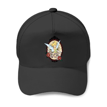 Discover Disney Peter Pan Tinker Bell Faith Trust Pixie Dust Tattoo Baseball Caps