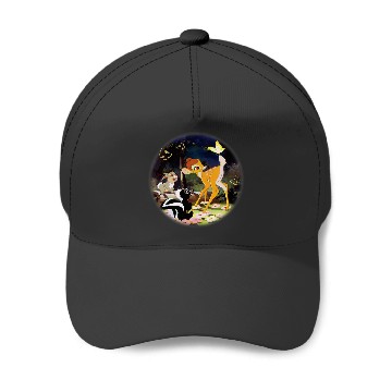 Discover disney bambi circle Baseball Caps