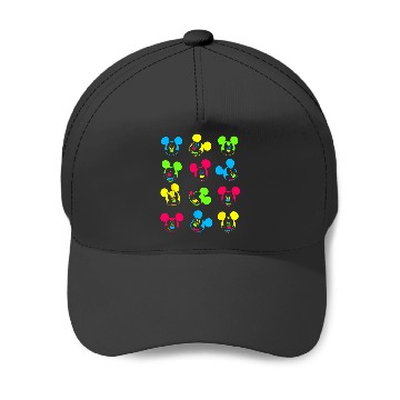 Discover Disney Neon Mickey Mouse Baseball Caps