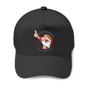 Discover Disney Snow White St. Patrick's Day Grumpy No Pinching! Baseball Caps