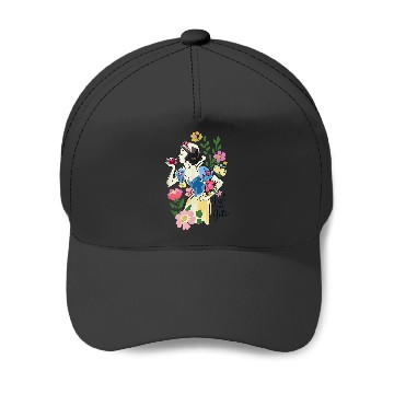 Discover Disneyss Princess Snow White Just One Bite Floral Baseball Caps