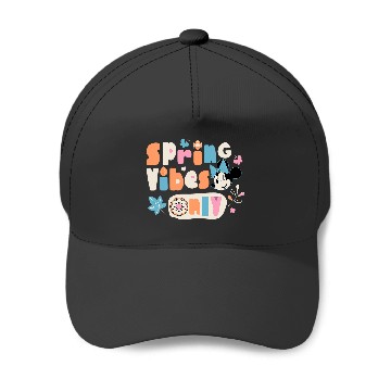 Discover Disney Minnie Mouse Spring Vibes Only Springtime Baseball Caps