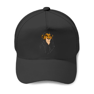 Discover Disney The Lion King Scar Large Face Baseball Caps