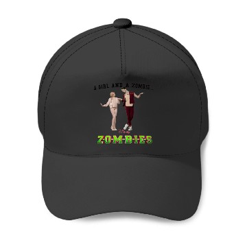 Discover Disney Zombies A Girl and A Zombie Baseball Caps