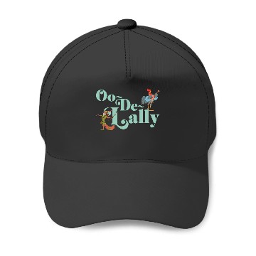 Discover Disney Robin Hood Oo-De-Lally Iconic Quote Chest Text Logo Baseball Caps
