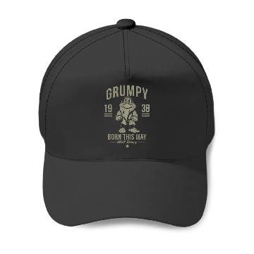 Discover Disney Snow White Grumpy Born This Way 1938 Baseball Caps