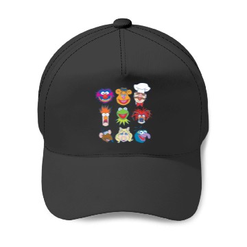Discover Disney The Muppets Classic Characters Group Shot Logo Baseball Caps