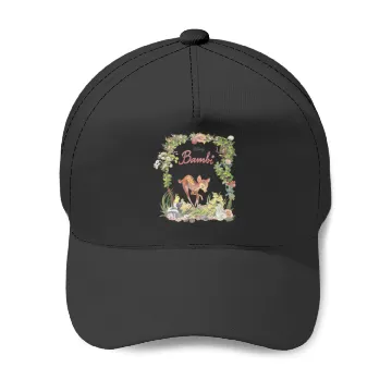 Discover Disney Bambi Floral Portrait Baseball Caps