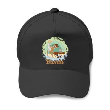Discover Disney Bambi Thumper And Flower Paper Cut Portrait Baseball Caps