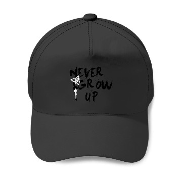 Discover Disneys peter pan tinker bell never grow up grafi Baseball Caps