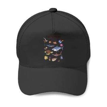 Discover Disneys Pixars finding nemo guide to sea life Baseball Caps