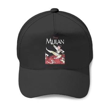 Discover Disneys Mulan Action Pose Portrait Baseball Caps