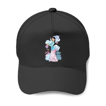 Discover Disney Mulan Watercolor Portrait Baseball Caps