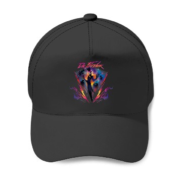 Discover Disneys Villains Dr Facilier 90s Rock Band Neon Baseball Caps