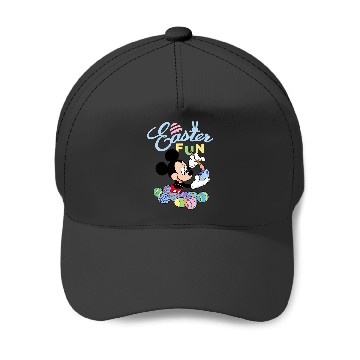 Discover Disney Mickey Mouse Easter Fun Painting Eggs Baseball Caps