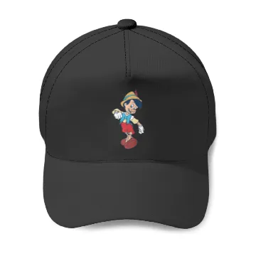 Discover Disneys Pinocchio Vintages Portrait Premium Baseball Caps