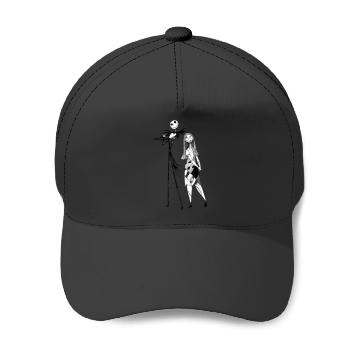 Discover Disneyss The Nightmare Before Christmas Jack Sally Line Art Baseball Caps