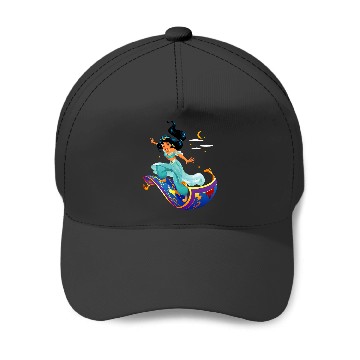 Discover Disneys Aladdin Princess Jasmine Magic Carpet Pose Baseball Caps