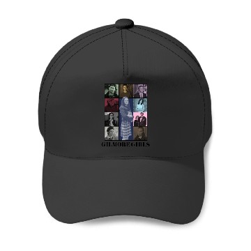 Discover Gilmore Girls Eras Tour Poster (Black Print) Baseball Caps