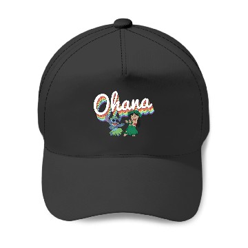 Discover Disney Lilo Stitch Pride Ohana Rainbow Baseball Caps