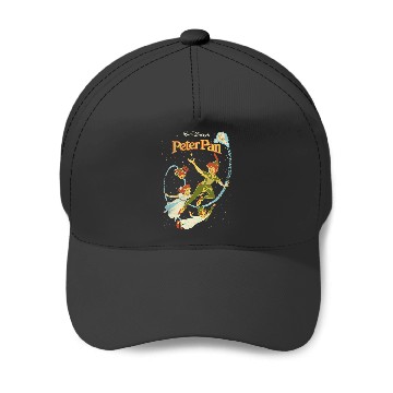 Discover Disney Peter Pan Darling Flight Vintage Graphic Baseball Caps