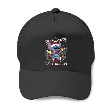 Discover Disneyss Lilo Stitch Christmas Dear Santa I Can Explain Baseball Caps