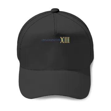 Discover Disneyss Kingdom Hearts Organization Xiii Big Chest Text Logo Baseball Caps