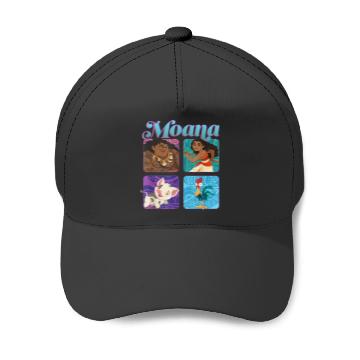 Discover Disneyss Moana Pua Maui Hei Hei Retro Box Up Chest Panels Baseball Caps
