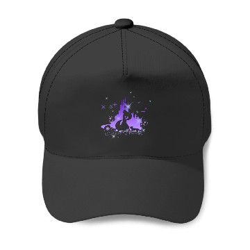 Discover Disney Tangled Rapunzel Silhouette Portrait Graphic Baseball Caps