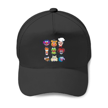 Discover Disney The Muppets Classic Characters Group Shot Logo Baseball Caps