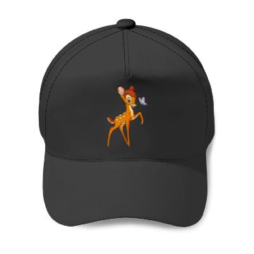 Discover Disney Bambi Young Bambi Classic Cute Happy Pose Logo Baseball Caps