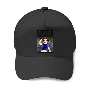 Discover Disneyss Snow White Buh Bye Poster Graphic Baseball Caps
