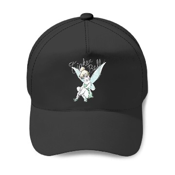 Discover Disneyss Tinker Bell Sitting Baseball Caps