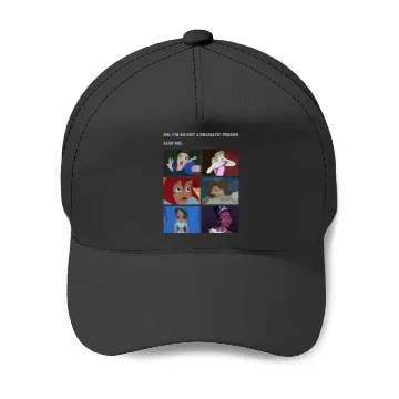 Discover Disney Princess Not Dramatic Meme Panel Baseball Caps