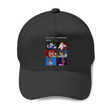 Discover Disney Princess Not Dramatic Meme Panel Baseball Caps