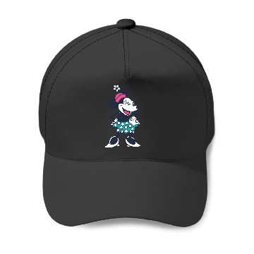 Discover Amazon Essentials Disney Standing and Winking Retro Minnie Baseball Caps