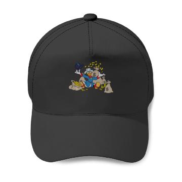 Discover Disney Ducktales Scrooge Mcduck Coins Baseball Caps