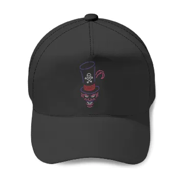 Discover Disneys Dr. Facilier Neon Face Baseball Caps